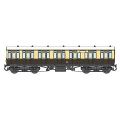 Dapol OO Scale, 4P-020-222 GWR GWR Toplight Mainline City Composite 7906, GWR Chocolate & Cream (Great Western Crest) Livery, DCC Ready small image