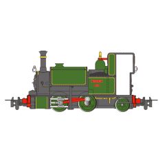 Bachmann USA OO-9 Scale, 59103 Talyllyn Railway Fletcher Jennings Saddle Tank 0-4-2ST, 'Talyllyn' TR Lined Green Livery small image