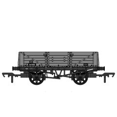 Rapido Trains UK OO Scale, 906019 BR (Ex SECR) 5 Plank Wagon, Diag. 1349 S14708, BR Grey Livery small image