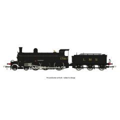 Rapido Trains UK OO Scale, 914006 LMS (Ex HR) Jones Goods Class 4-6-0, 17917, LMS Black (MR Numerals) Livery, DCC Ready small image