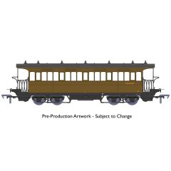 Rapido Trains UK OO Scale, 919004 BR (Ex W&U) W&U Bogie Tramcar E60462, BR (Ex-LNER) Brown Livery small image