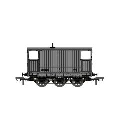 Rapido Trains UK OO Scale, 931009 BR (Ex SECR) 20T Six Wheel Brake Van S55371, BR Grey Livery small image