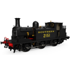 Rapido Trains UK OO Scale, 936008 SR (Ex LB&SCR) E1 Class Tank 0-6-0T, 2151, SR Black Livery, DCC Ready small image