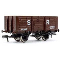SR 8 Plank Wagon, Diag. 1379, 9' Wheelbase 29306, SR Brown (Pre 1936) Livery
