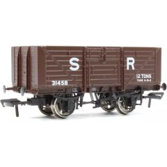 Rapido Trains UK OO Scale, 940003 SR 8 Plank Wagon, Diag. 1379, 9' Wheelbase 31458, SR Brown (Pre 1936) Livery small image