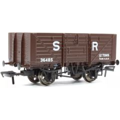 SR 8 Plank Wagon, Diag. 1379, 9' Wheelbase 36485, SR Brown (Pre 1936) Livery