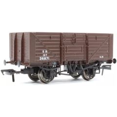 SR 8 Plank Wagon, Diag. 1379, 9' Wheelbase 36871, SR Brown (Post 1936) Livery