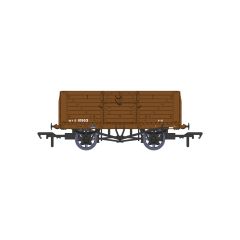 Rapido Trains UK OO Scale, 940028 BR (Ex SR) 8 Plank Wagon, Diag. 1400, 10' Wheelbase S10953, BR (Ex-SR) Brown Livery small image