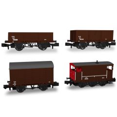 Rapido Trains UK N Scale, 942009 SECR Wagons Pack 1 - SR post-36 Livery Freight Train image