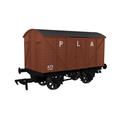 Rapido Trains UK OO Scale, 944027 Private Owner (Ex GWR) GWR Van Diag V16 'Mink A' A73, 'Port of London Authority', Bauxite Livery small image