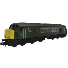 Rapido Trains UK N Scale, 948005 BR Class 44 1Co-Co1, 6/D6, 'Whernside' BR Green (Full Yellow Ends) Livery small image