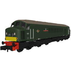 Rapido Trains UK N Scale, 948603 BR Class 45/0 1Co-Co1, D63, 'Royal Inniskilling Fusilier' BR Green (Small Yellow Panels) Livery, DCC Sound small image