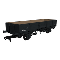 Rapido Trains UK OO Scale, 964011 BR (Ex GWR) GWR 'Open C' Diag. O19 Tube Wagon W94920, BR Black Livery small image