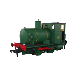 Rapido Trains UK OO Scale, 965507 Private Owner Andrew Barclay Fireless 0-4-0 0-4-0, 'Doon Valley Railway', Green Livery (Works No. 1952), DCC Sound small image