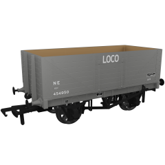 Rapido Trains UK OO Scale, 967414 LNER 7 Plank Wagon RCH 1907 454950, LNER Grey Livery, - small image