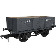 Rapido Trains UK OO Scale, 972017 GER 5 Plank Wagon, GER Diag. 17 28601, GER Grey Livery small image