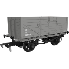 Rapido Trains UK OO Scale, 973005 LNER (Ex GER) 7 Plank Wagon, GER Diag. 48 603304, LNER Grey Livery small image