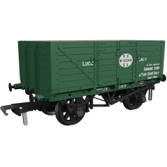 Rapido Trains UK OO Scale, 973007 LNER (Ex GER) 7 Plank Wagon, GER Diag. 48 0344, LNER Green (Loco Only) Livery small image