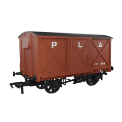 Rapido Trains UK OO Scale, 976018 Private Owner (Ex CR) 10T CR Van Diag 67 A64, 'PLA', Bauxite Livery small image