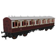 Rapido Trains UK OO Scale, 978012 LNWR 48' 'Evolution' Composite Non-Corridor 4220, LNWR Lined White & Plum Livery small image