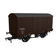 Rapido Trains UK OO Scale, 979011 SR (Ex LBSC) 8T Van, LBSC Diag. 8 1984S, SR Brown (Post 1936) Livery small image