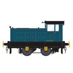 Accurascale O Scale, ACC2854 Private Owner Ruston & Hornsby 88DS 0-4-0, 63-000-352, 'National Coal Board', BR Blue Livery, DCC Ready small image