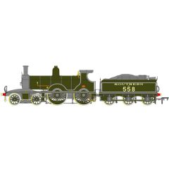 EFE Rail OO Scale, E85025 SR (Ex LSWR) T3 'Adams' Class 4-4-0, 558, SR Lined Maunsell Olive Green Livery, DCC Ready small image