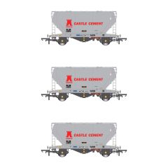 Accurascale OO Scale, ACC2042CS-W Private Owner PCA Bulk Cement Tank Wagon STS 74041, STS 74034 & STS 10605, 'Castle Cement' Red & White Livery small image