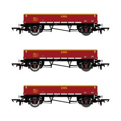 Accurascale OO Scale, ACC2545MHA-EWS1 EWS MHA 'Coalfish' Open Wagon 394515, 394644 & 394800, EWS Livery small image