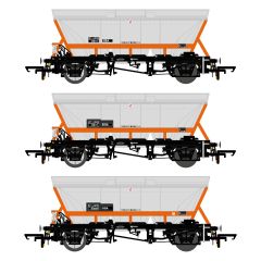 Accurascale OO Scale, ACC2591HBA-LH1 Loadhaul (Ex BR) HBA Covered Hopper 368111, 368117 & 368389, Loadhaul Livery small image