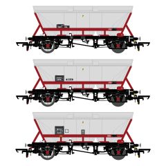 Accurascale OO Scale, ACC2596HCA-EWS2 EWS (Ex BR) HCA Covered Hopper 351077, 351119 & 354295, EWS Livery small image