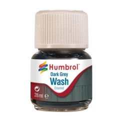 Humbrol , AV0204 Dark Grey - Enamel Wash - 28ml Bottle small image