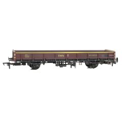 EFE Rail OO Scale, E87019 EWS (Ex BR) ZCA 'Sea Urchin' Open Wagon DC460387, EWS Livery, Lightly Weathered small image