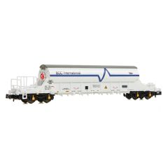 EFE Rail N Scale, E87528 Private Owner PBA Bogie Tank Wagon 11601, 'ECC International', White Livery small image