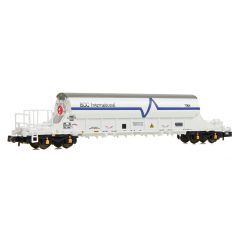 EFE Rail N Scale, E87529 Private Owner PBA Bogie Tank Wagon 11603, 'ECC International', White Livery small image