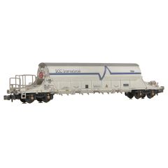 EFE Rail N Scale, E87531 Private Owner PBA Bogie Tank Wagon 11610, 'ECC International', White Livery, Weathered small image