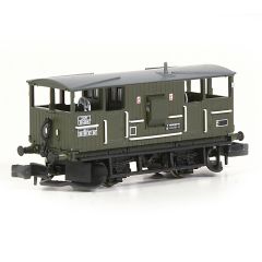 EFE Rail N Scale, E87543 BR ZUV 20T 'Shark' Ballast Plough Brake Van DB993760, BR Departmental Olive Green Livery small image