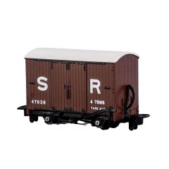 Peco OO-9 Scale, GR-221D SR (Ex L&B) L&B Box Van 47038, SR Brown (Pre 1936) Livery small image