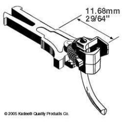 Kadee HO Scale, KDE20 Kadee 20 NEM362 European-Style Couplers - Extra Long 11.68mm small image