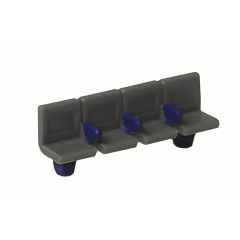 Peco N Scale, NB-29 Modern Platform Seating small image