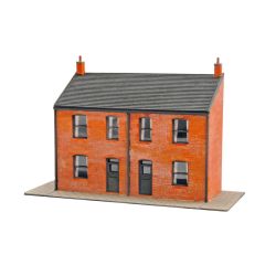 Peco N Scale, NB306 Victorian Low Relief House Fronts - Laser Cut Kit small image