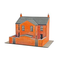 Peco N Scale, NB307 Victorian Low-Relief House Backs - Laser Cut Kit small image