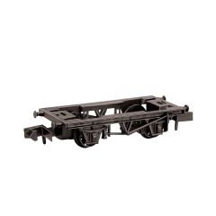 Peco N Scale, NR-120 9ft Wheelbase Wagon Chassis Kit with Steel Type Solebars & Disc Wheels small image