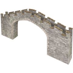 Metcalfe N Scale, PN196 Castle, Bridge Wall small image