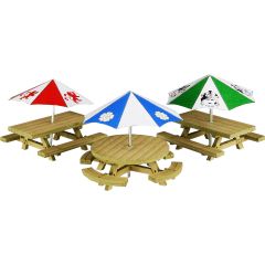 Metcalfe OO Scale, PO510 Picnic Tables small image