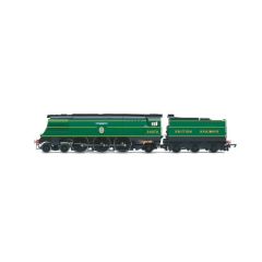 Hornby OO Scale, R30129 BR (Ex SR) Battle of Britain Class 4-6-2, 34072, '257 Squadron' BR (SR) Malachite Green (British Railways) Livery, DCC Ready small image