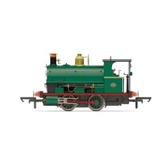 Hornby OO Scale, R3868 Private Owner W4 Peckett Saddle Tank 0-4-0ST, 490, Crawshay Brothers, Green Livery, DCC Ready small image