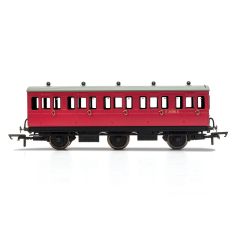 Hornby OO Scale, R40078A BR Six Wheel Third E31085E, BR Crimson Livery small image