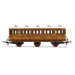 Hornby OO Scale, R40128 LNER Six Wheel Third 4141, LNER Teak Livery small image