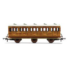 Hornby OO Scale, R40128A LNER Six Wheel Third 4142, LNER Teak Livery small image